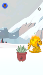 Example of level showing anger NPC