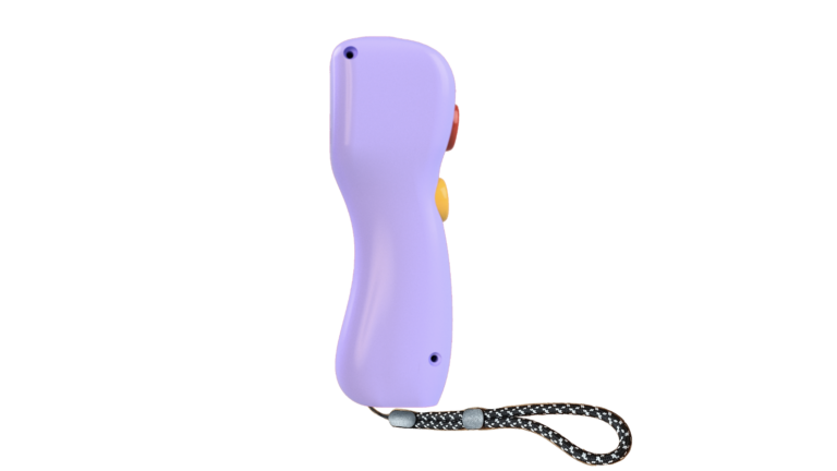 Round, curved ergonomic handle for comfortable grip