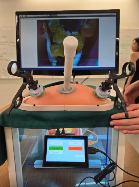 Physical Setup with Camera View Display