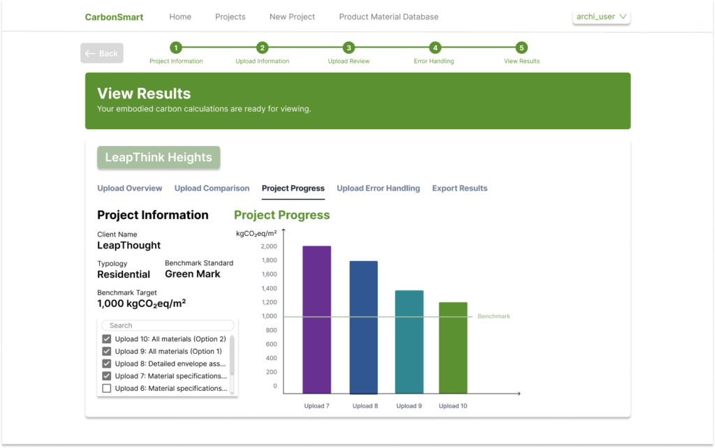 Project Progress Page
