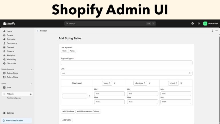 admin UI
