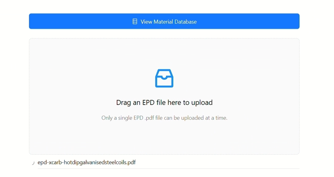 EPD drag and drop function for file uploading