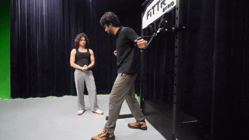 Cable Chest Fly using Fittr