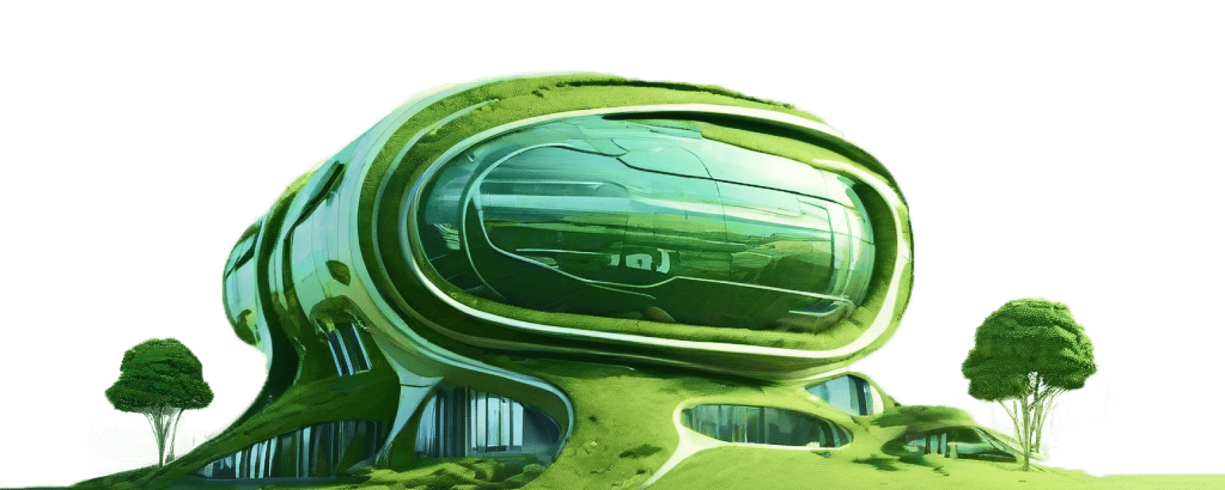 Leonardo_Diffusion_XL_go_green_futuristic_building_concept_art_0 1