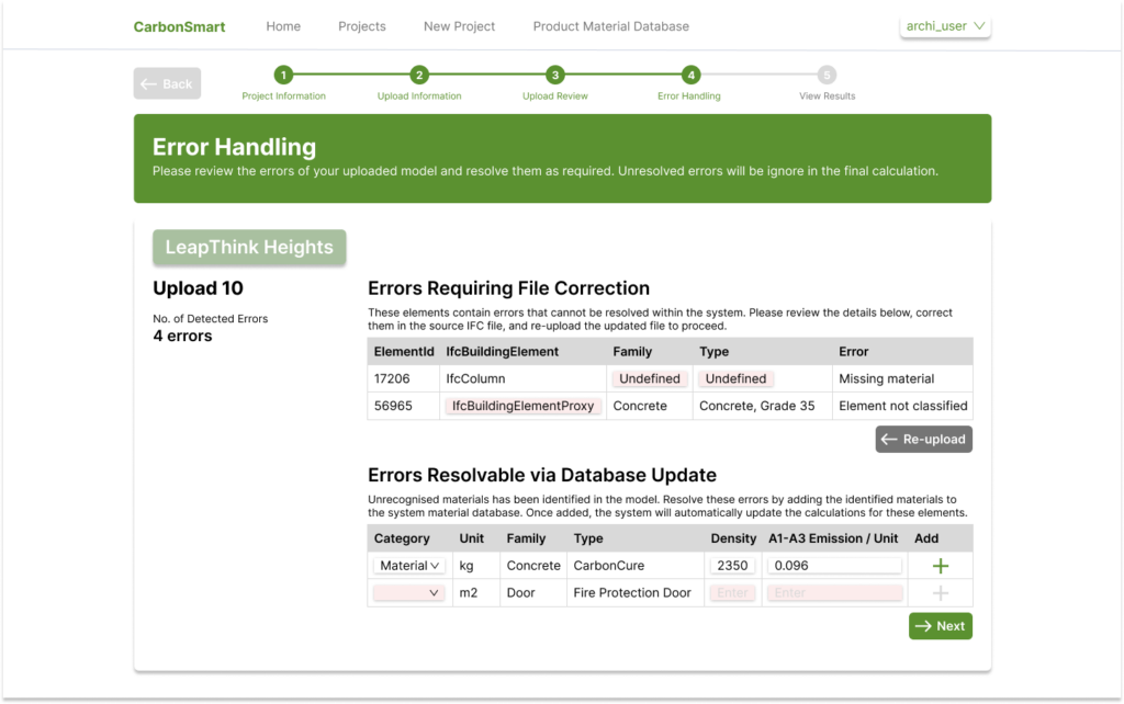 Error Handling Page