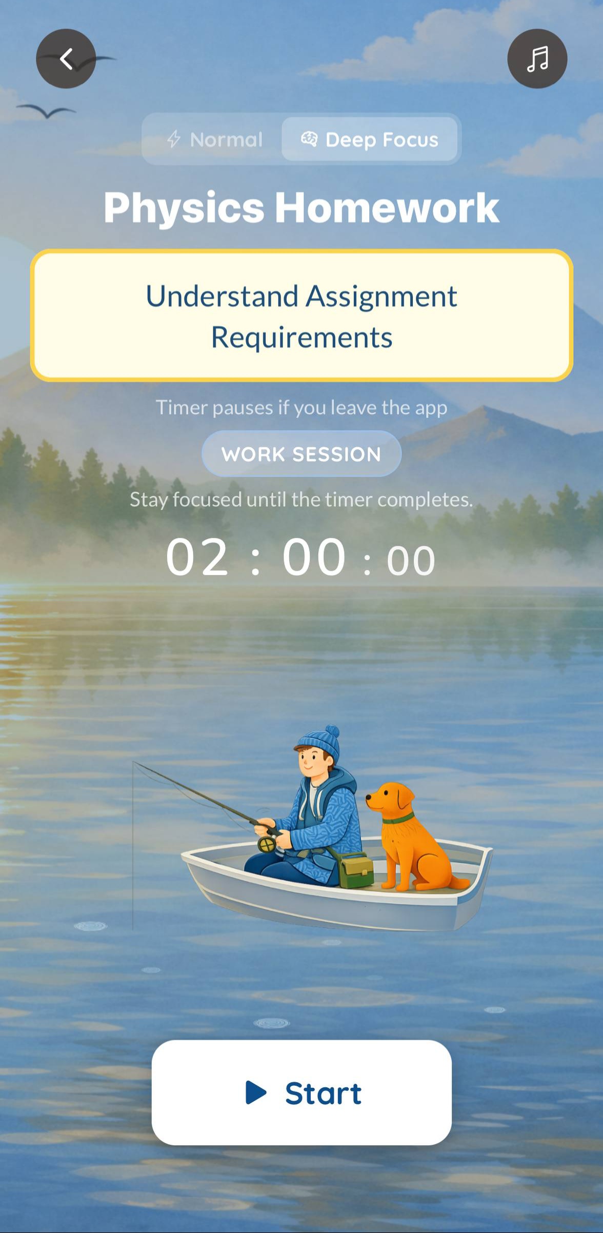 Pomodoro Timer – Cast Step