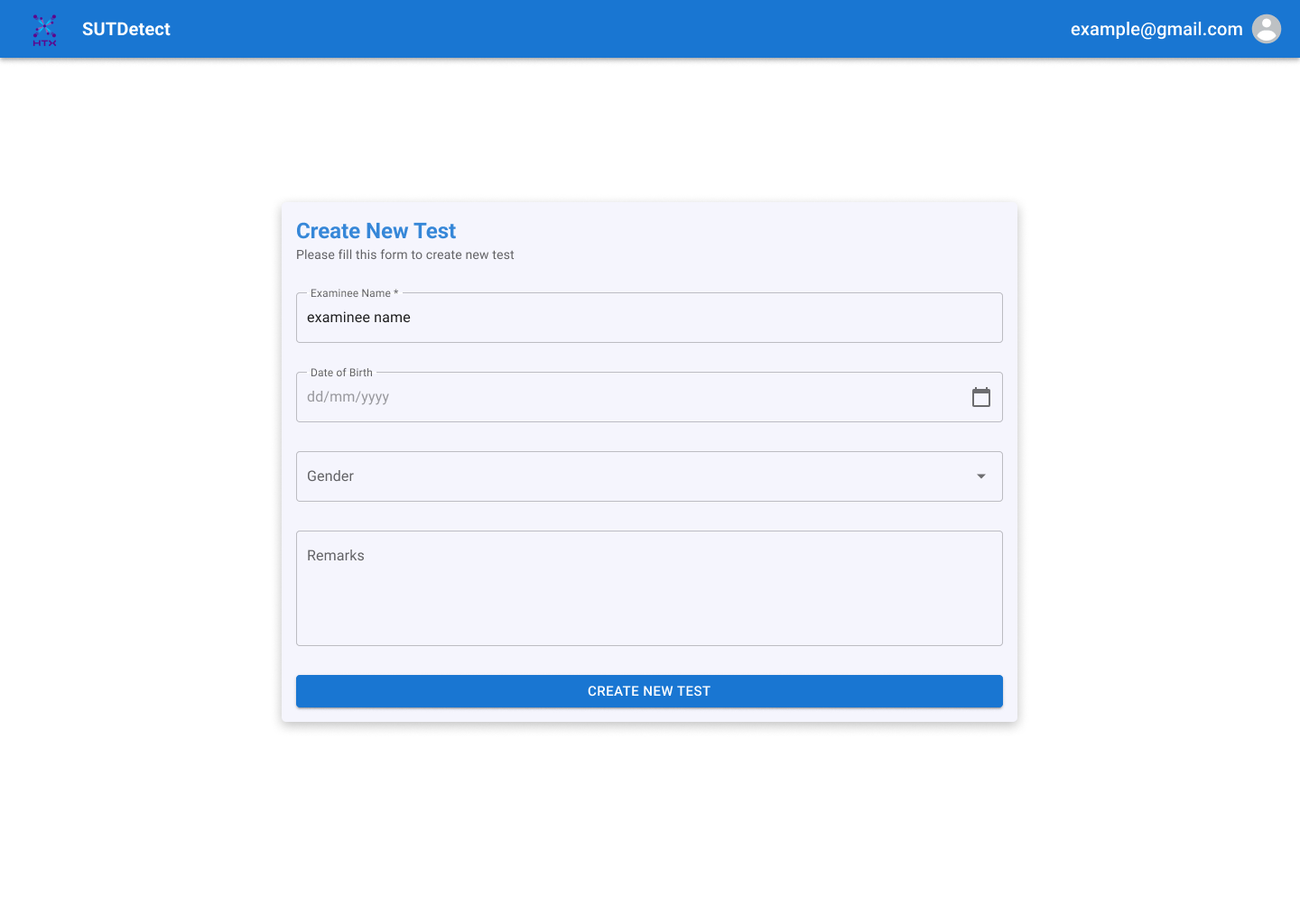 Create new test Create new test